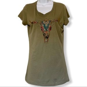 Wrangler western longhorn t-shirt